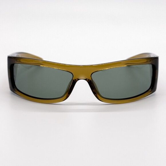 NEW GUCCI SUNGLASSES GG1492S 003 BROWN/GREEN UNISEX EYEWEAR main image 4
